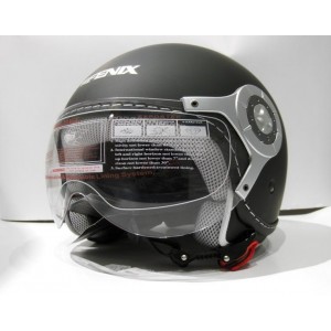 Fenix kask otwarty czarny połysk  "XL"